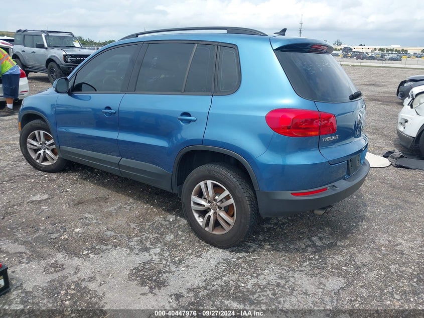 VIN WVGAV7AX6HK020128 2017 VOLKSWAGEN TIGUAN 2.0T/2.0T S