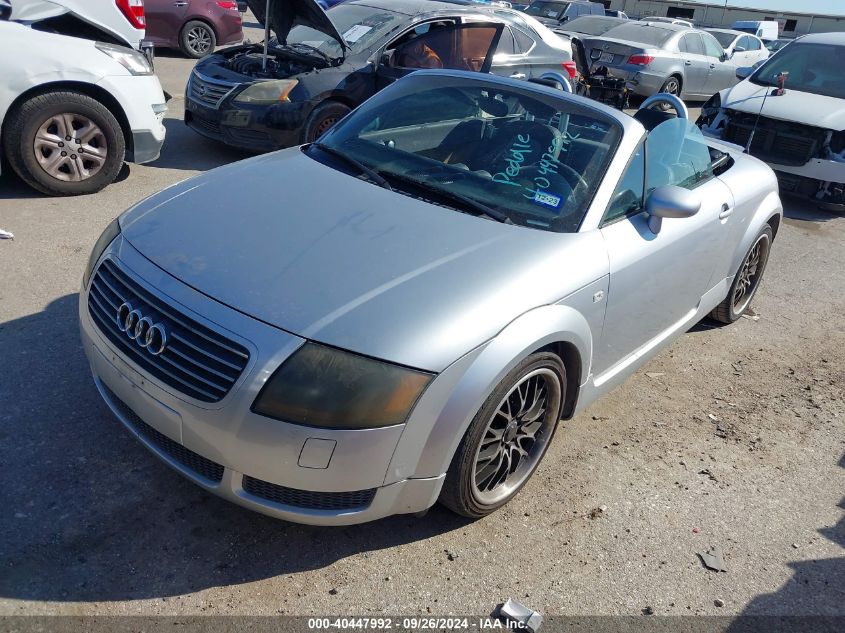 2001 Audi Tt VIN: TRUTX28N611028620 Lot: 40447992