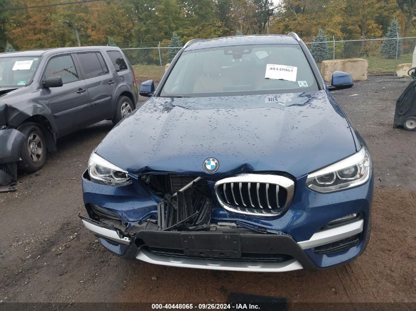 2021 BMW X3 xDrive30I VIN: 5UXTY5C04M9G38768 Lot: 40448065