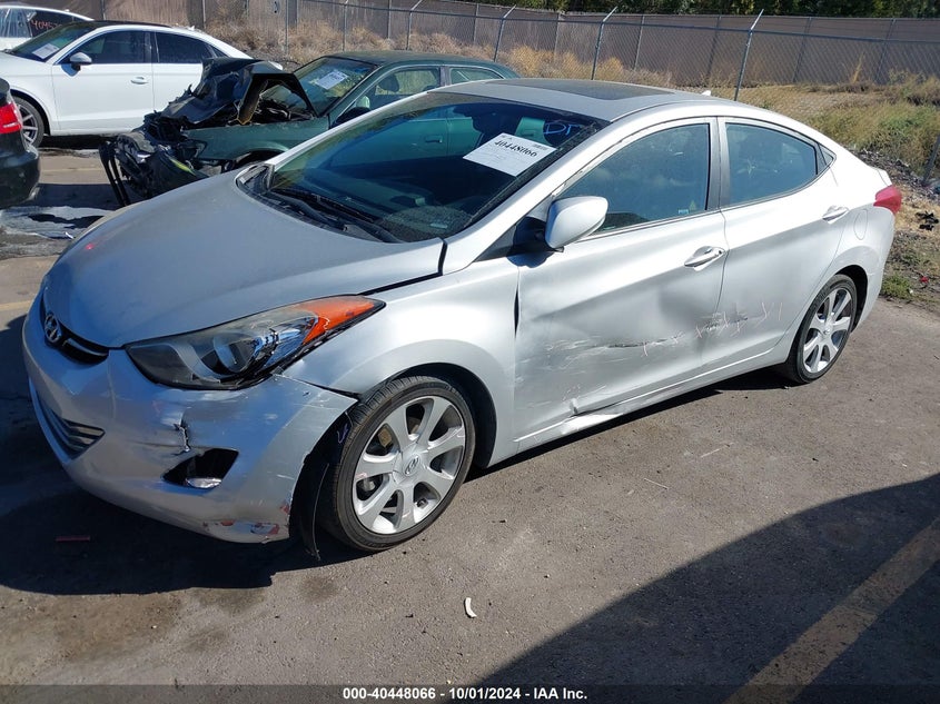 2013 HYUNDAI ELANTRA VIN: KMHDH4AE8DU866387