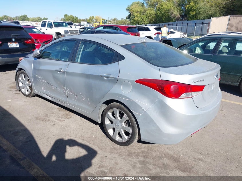 2013 HYUNDAI ELANTRA VIN: KMHDH4AE8DU866387