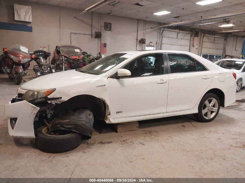 4T1BD1FK8EU130423 2014 Toyota Camry Hybrid Se Limited Edition