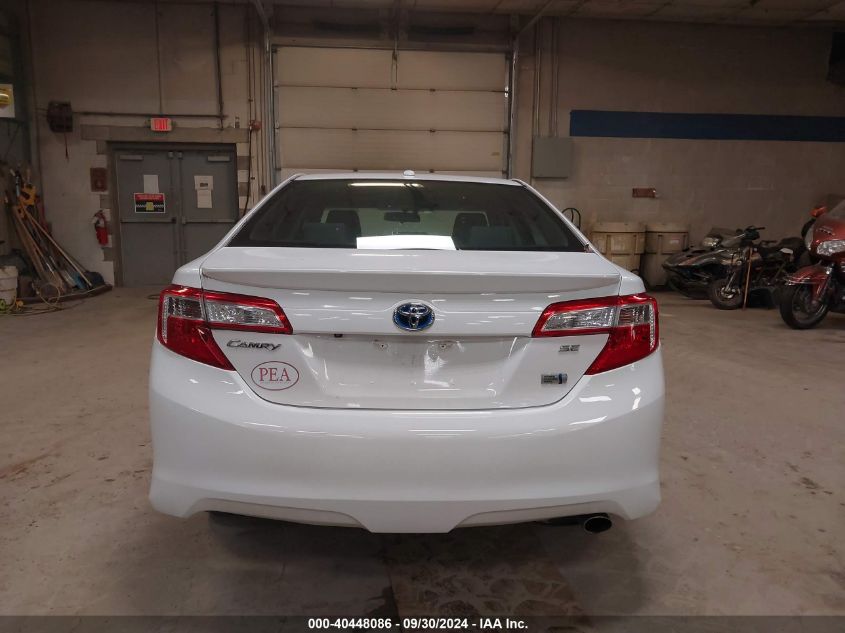 2014 Toyota Camry Hybrid Se Limited Edition VIN: 4T1BD1FK8EU130423 Lot: 40448086