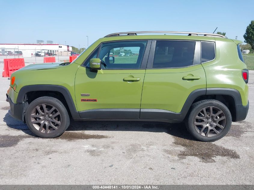 ZACCJBBW2GPE15896 2016 Jeep Renegade 75Th Anniversary