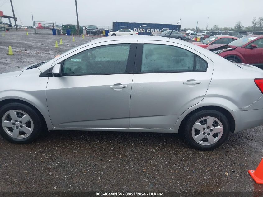 2013 Chevrolet Sonic Ls Auto VIN: 1G1JA5SH4D4256196 Lot: 40448154