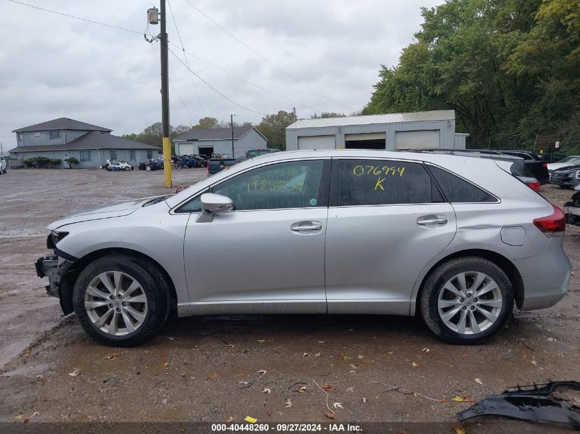 2013 Toyota Venza Xle VIN: 4T3ZA3BB1DU076994 Lot: 40448260