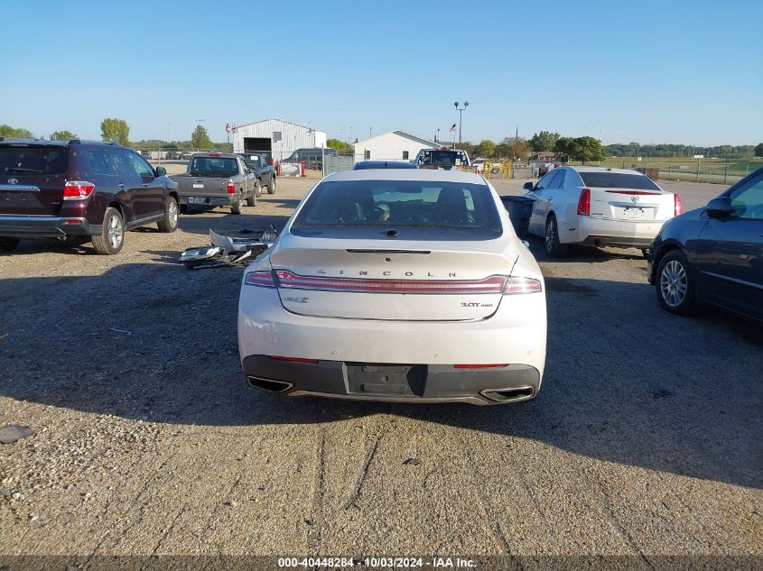 2017 Lincoln Mkz Reserve VIN: 3LN6L5FC7HR627544 Lot: 40448284