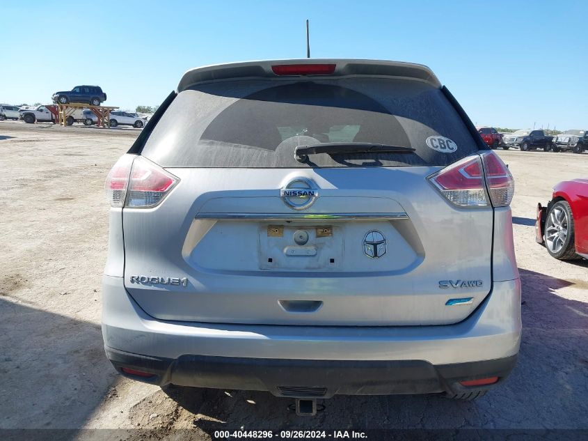 2014 Nissan Rogue Sv VIN: 5N1AT2MV8EC810796 Lot: 40448296