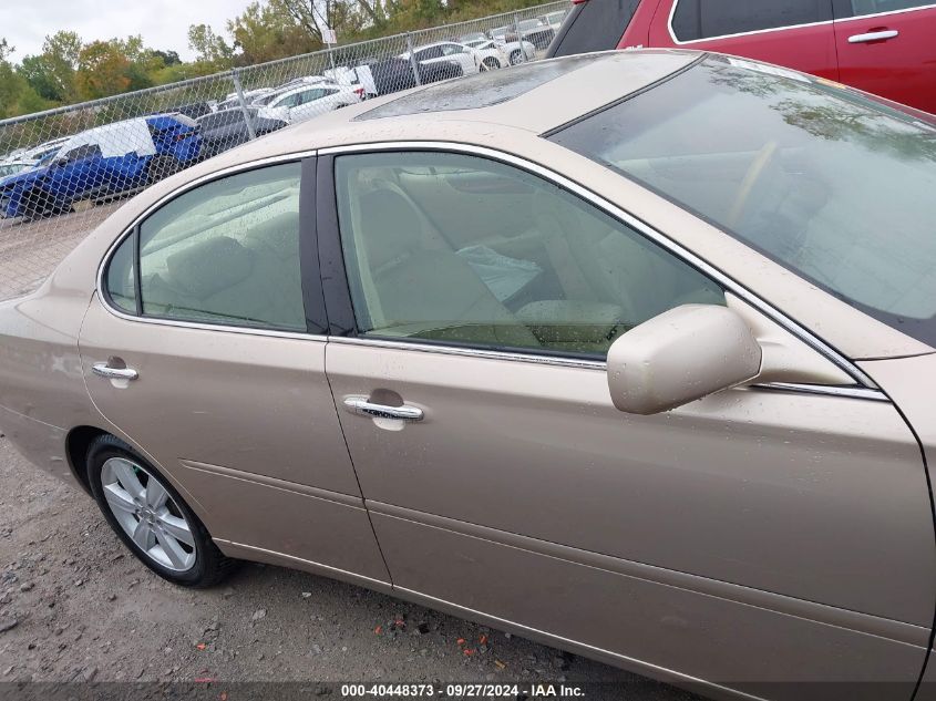 2005 Lexus Es 330 VIN: JTHBA30G555140963 Lot: 40448373