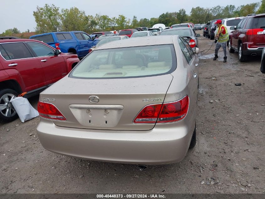 2005 Lexus Es 330 VIN: JTHBA30G555140963 Lot: 40448373