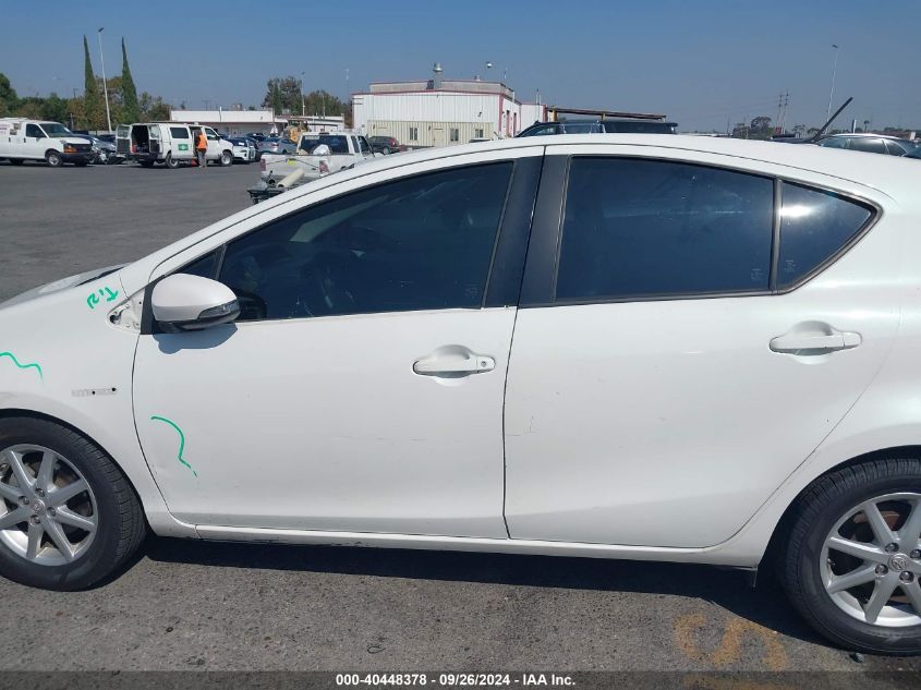 JTDKDTB34C1507861 2012 Toyota Prius C