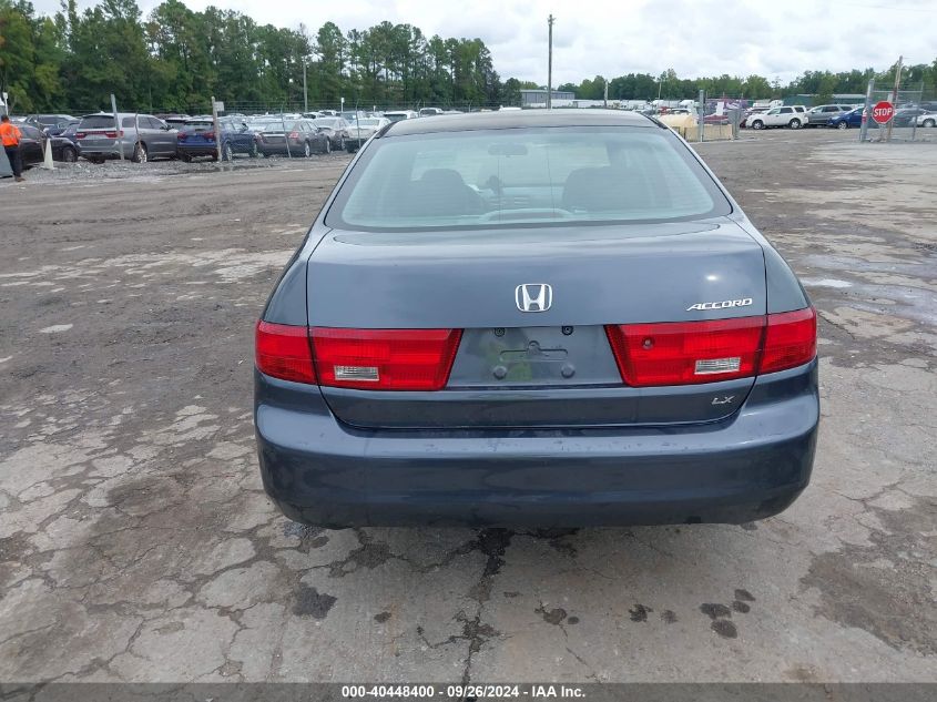 2005 Honda Accord 2.4 Lx VIN: 1HGCM56435A164581 Lot: 40448400