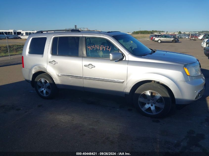 2013 Honda Pilot Touring VIN: 5FNYF4H91DB063496 Lot: 40448421