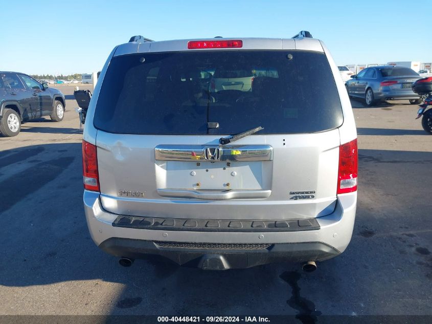 2013 Honda Pilot Touring VIN: 5FNYF4H91DB063496 Lot: 40448421