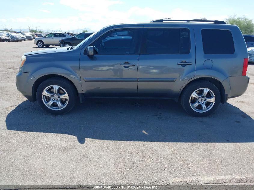 2013 Honda Pilot Ex-L VIN: 5FNYF4H67DB017998 Lot: 40448500