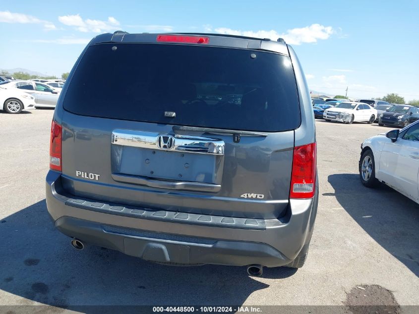 2013 Honda Pilot Ex-L VIN: 5FNYF4H67DB017998 Lot: 40448500