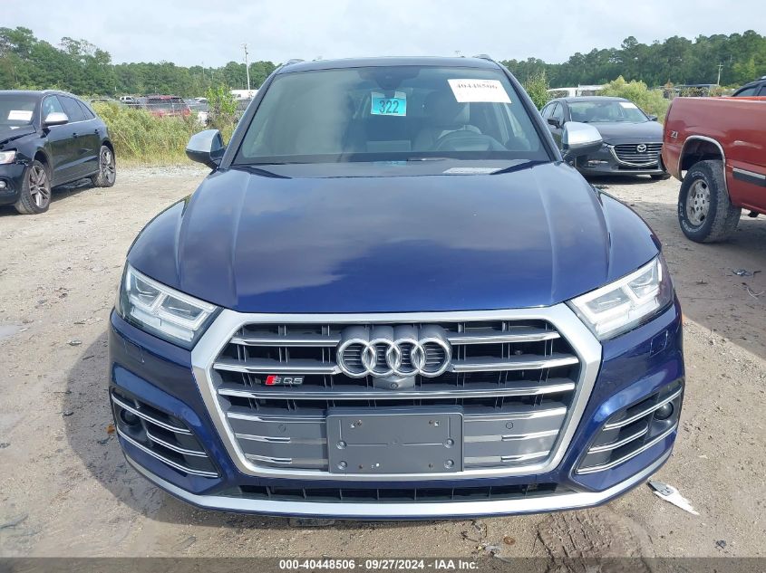 2018 Audi Sq5 3.0T Premium Plus VIN: WA1C4AFY4J2076275 Lot: 40448506