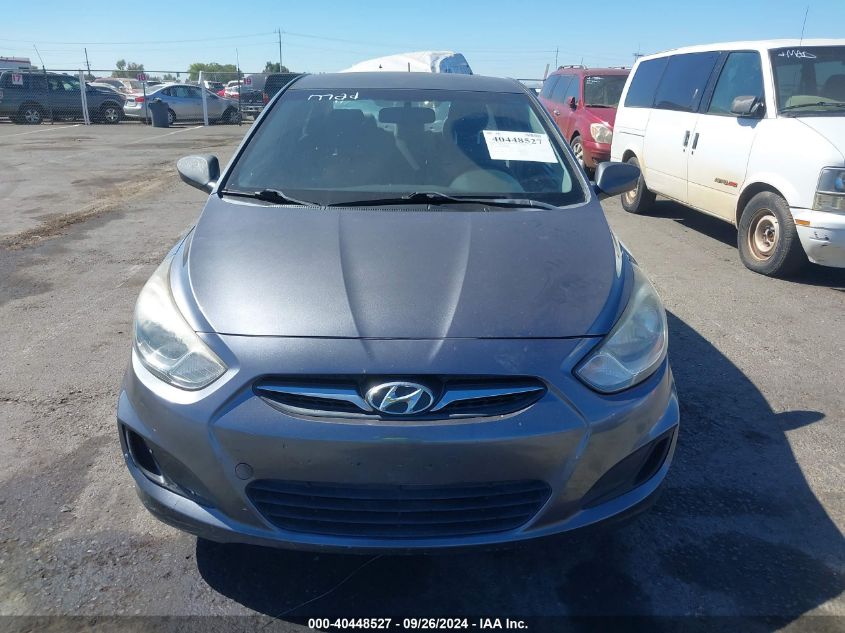 2013 Hyundai Accent Gls VIN: KMHCT4AE6DU308807 Lot: 40448527