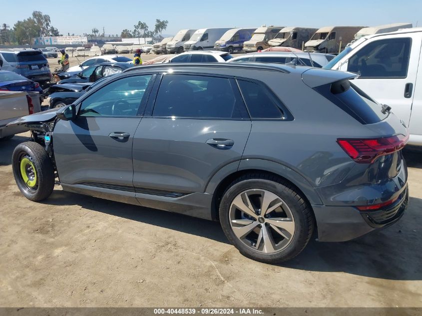 2024 Audi Q8 E-Tron Premium Quattro VIN: WA14AAGE9RB054902 Lot: 40448539