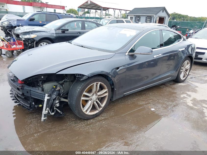 5YJSA1E20FF104066 2015 TESLA MODEL S - Image 2