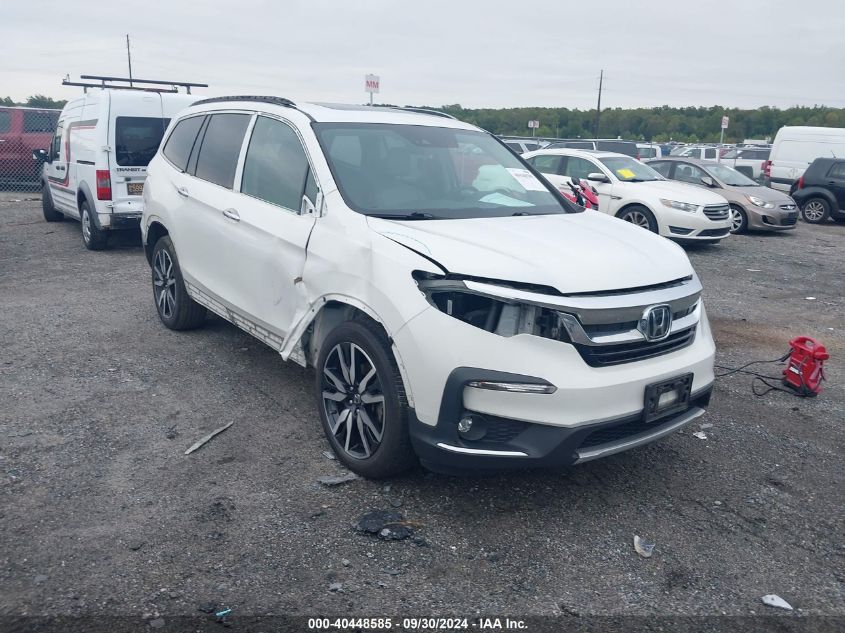 2021 Honda Pilot Awd Elite VIN: 5FNYF6H07MB006023 Lot: 40448585