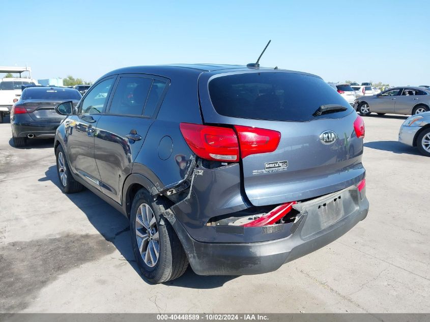 2016 Kia Sportage Lx VIN: KNDPB3AC5G7832003 Lot: 40448589