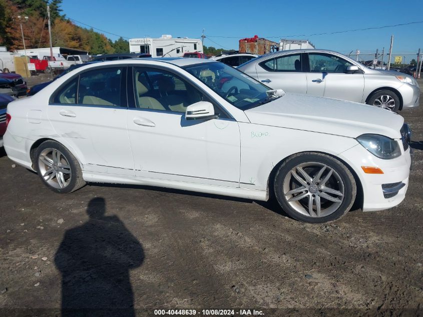 2014 Mercedes-Benz C 300 300 4Matic VIN: WDDGF8AB9ER301936 Lot: 40448639