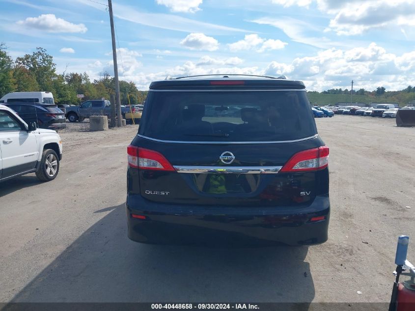 2015 Nissan Quest Platinum/S/Sl/Sv VIN: JN8AE2KP3F9130617 Lot: 40448658