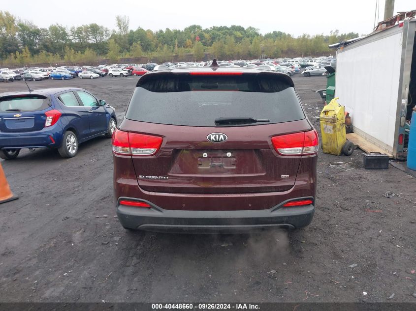 2017 Kia Sorento 2.4L Lx VIN: 5XYPG4A3XHG289419 Lot: 40448660