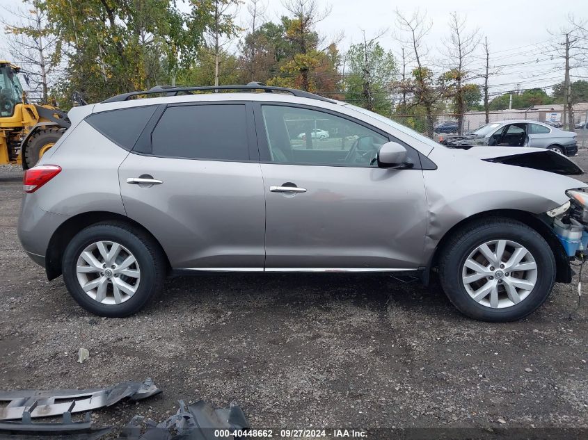 2012 Nissan Murano Sl VIN: JN8AZ1MW4CW206927 Lot: 40448662