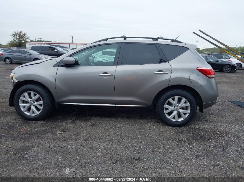 2012 Nissan Murano Sl VIN: JN8AZ1MW4CW206927 Lot: 40448662