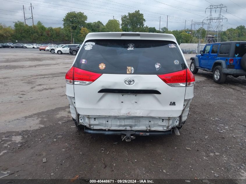 2011 Toyota Sienna Base V6 VIN: 5TDZK3DC4BS167890 Lot: 40448671