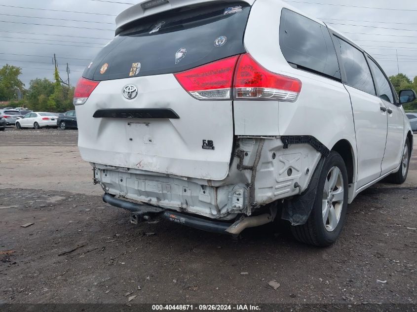 2011 Toyota Sienna Base V6 VIN: 5TDZK3DC4BS167890 Lot: 40448671