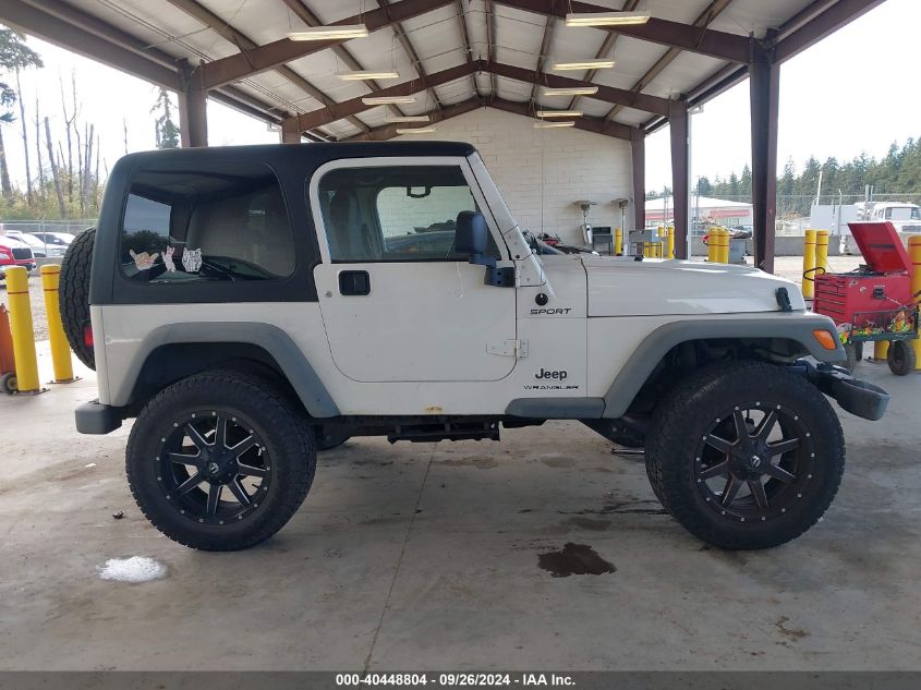 2005 Jeep Wrangler Sport VIN: 1J4FA49S25P347969 Lot: 40448804