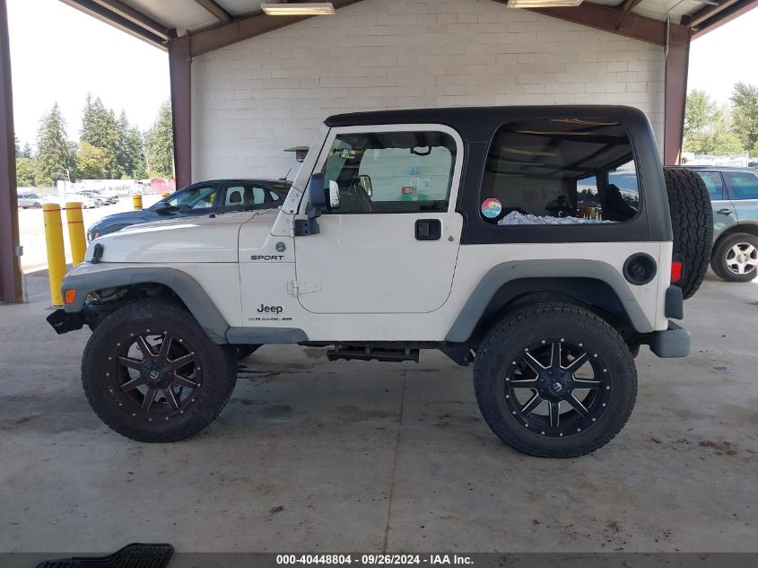 2005 Jeep Wrangler Sport VIN: 1J4FA49S25P347969 Lot: 40448804