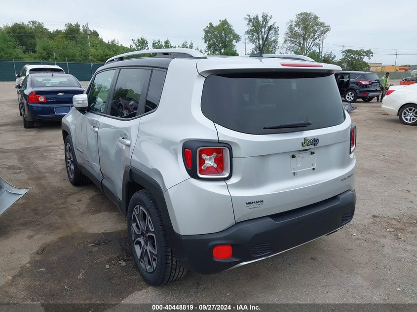 VIN ZACCJADB7HPE40802 2017 JEEP RENEGADE LIMITED
