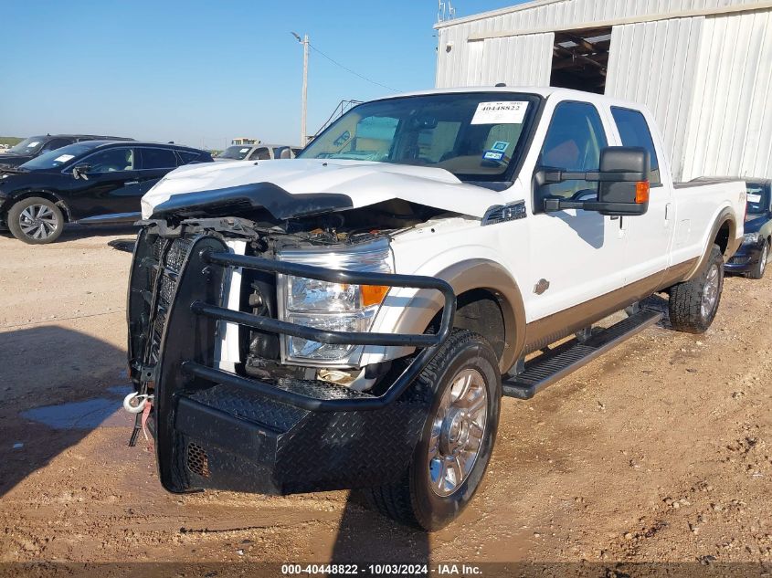 2013 Ford F-350 Lariat VIN: 1FT8W3BT8DEA97287 Lot: 40448822