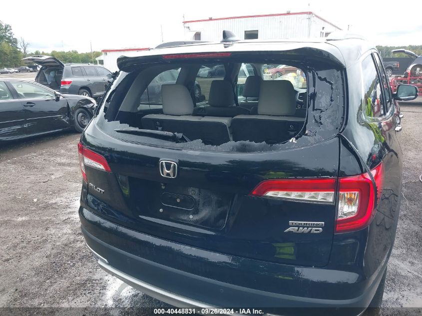 2019 Honda Pilot Touring VIN: 5FNYF6H90KB060095 Lot: 40448831