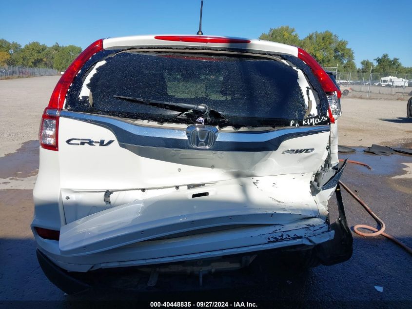 2015 Honda Cr-V Ex VIN: 5J6RM4H59FL124837 Lot: 40448835