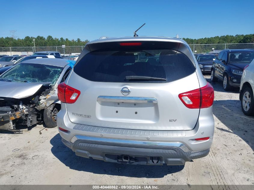 2018 Nissan Pathfinder Sv VIN: 5N1DR2MN8JC653552 Lot: 40448862