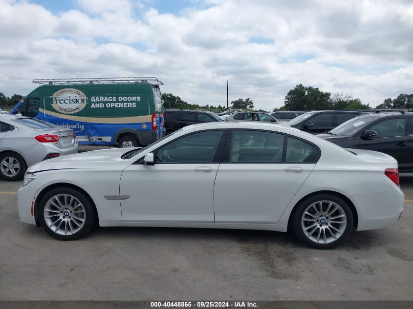 2014 BMW 740I VIN: WBAYA6C55ED144120 Lot: 40448865