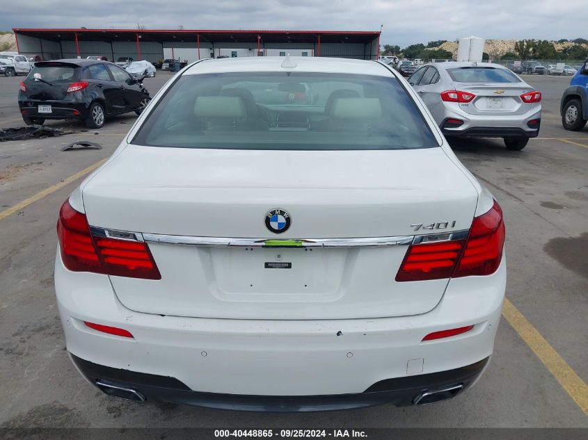 2014 BMW 740I VIN: WBAYA6C55ED144120 Lot: 40448865