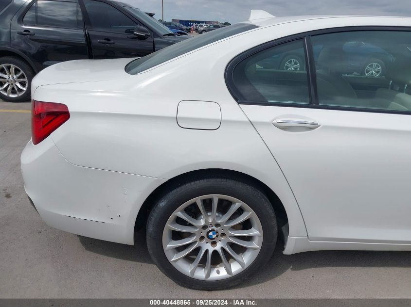 2014 BMW 740I VIN: WBAYA6C55ED144120 Lot: 40448865