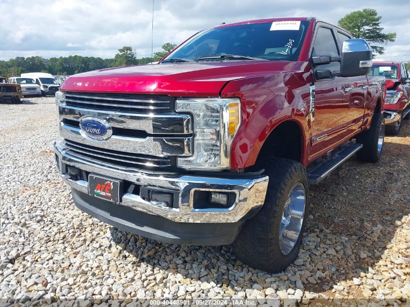 2017 Ford F-250 Lariat VIN: 1FT7W2BT4HEB83305 Lot: 40448901