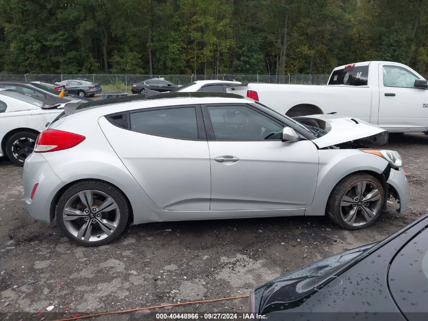 2013 Hyundai Veloster Base W/Black VIN: KMHTC6ADXDU101890 Lot: 40448966