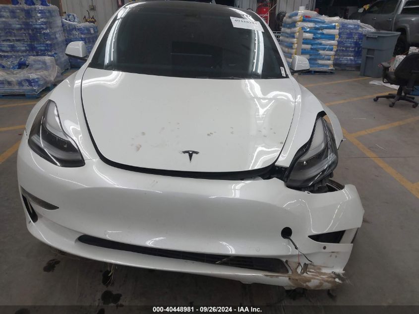 2022 Tesla Model 3 VIN: 5YJ3E1EBXNF253009 Lot: 40448981