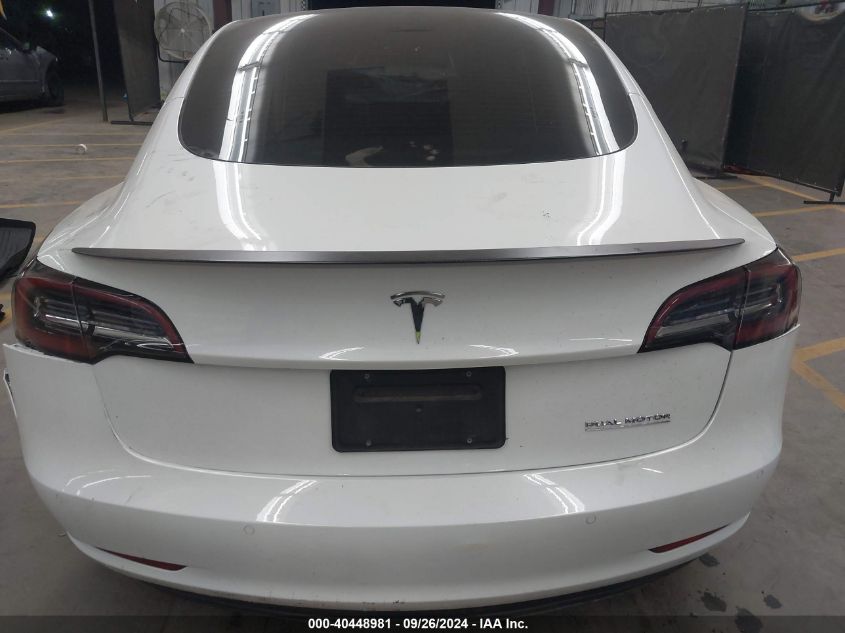 2022 Tesla Model 3 VIN: 5YJ3E1EBXNF253009 Lot: 40448981