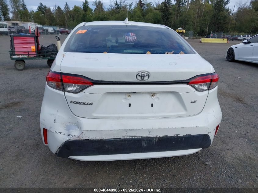 2020 Toyota Corolla Le VIN: 5YFEPRAE9LP107218 Lot: 40448985