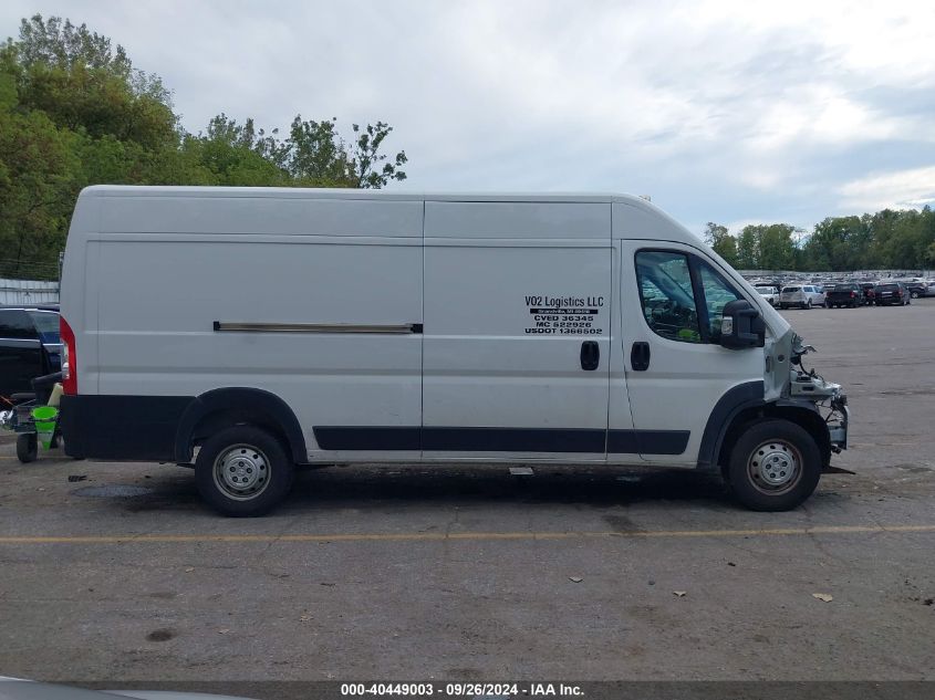 2023 Ram Promaster 3500 Cargo Van High Roof 159 Wb Ext VIN: 3C6MRVJG2PE505725 Lot: 40449003