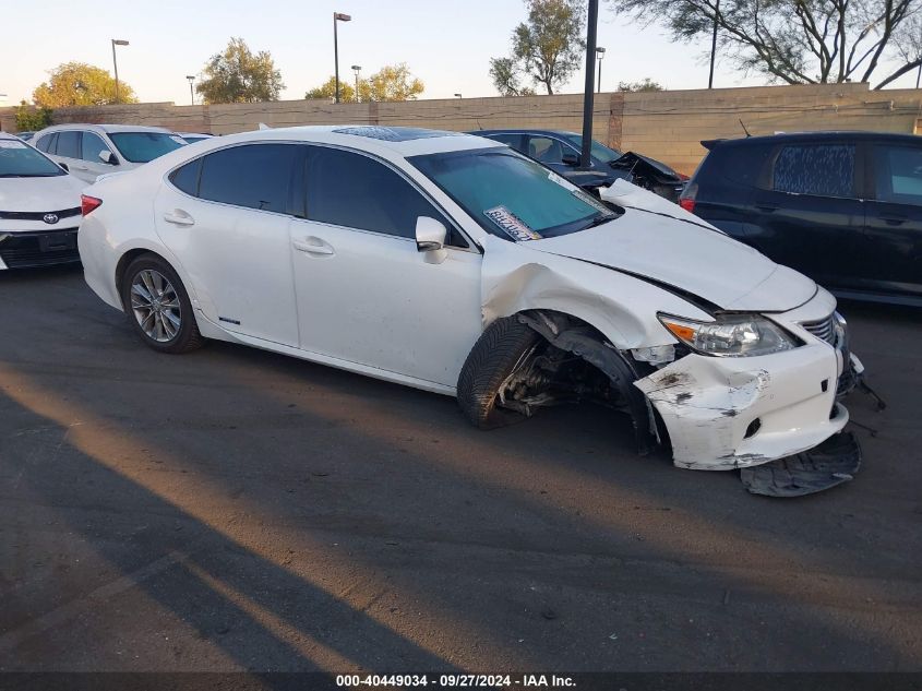 2014 Lexus Es 300H VIN: JTHBW1GGXE2044744 Lot: 40449034